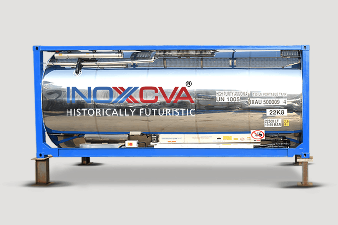 INOX India Limited Launches India's First Ultra-High-Purity Ammonia ISO Tank Container